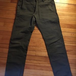 Canvas trousers
